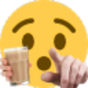Chocolate Milk — cartoon emoji for Slack & Discord