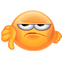 Thumbs Down 3 — emotion emoji for Slack & Discord