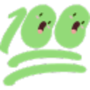 100 Bean — number emoji for Slack & Discord