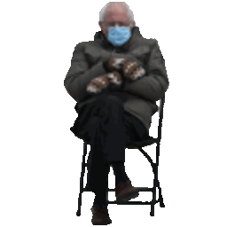 Mittens Bernie — meme emoji for Slack & Discord (Discord)