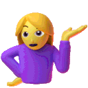 Hair Flip 3 — cartoon emoji for Slack & Discord