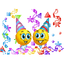Party Couple — cartoon emoji for Slack & Discord