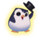 Penguin Hat — cartoon emoji for Slack & Discord