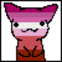 Lesbiancatlick — cartoon emoji for Slack & Discord