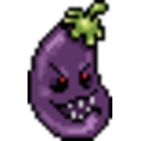 Evil Eggplant — cartoon emoji for Slack & Discord