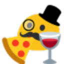 Fancy Pizza — cartoon emoji for Slack & Discord