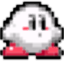 Kirbygray — cartoon emoji for Slack & Discord