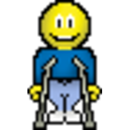 Crutches — cartoon emoji for Slack & Discord (Discord)
