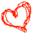 Scribble Heart Rainbow — heart emoji for Slack & Discord