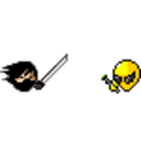 Lightsaber Spyedvsjark — cartoon emoji for Slack & Discord