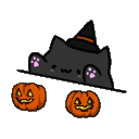 Halloween Bongocat — cartoon emoji for Slack & Discord