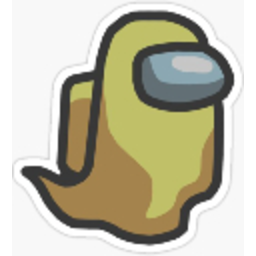 Among Us Ghost — cartoon emoji for Slack & Discord (Discord)