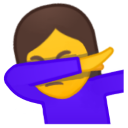 Person Dabbing — dance emoji for Slack & Discord