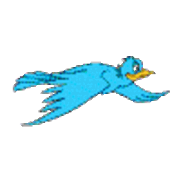 Blue Bird — cartoon emoji for Slack & Discord (Discord)