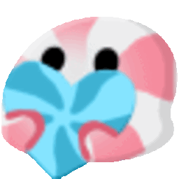 Peppermint Blob Heart — heart emoji for Slack & Discord (Discord)
