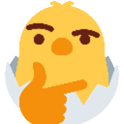Chick Think — chick emoji for Slack & Discord (Discord)