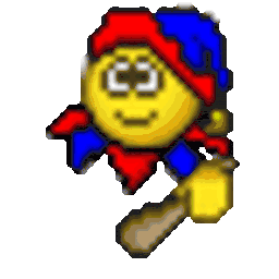 Jester Bat — cartoon emoji for Slack & Discord (Discord)