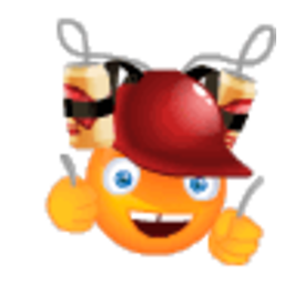 Beer Helmet — cartoon emoji for Slack & Discord (Discord)