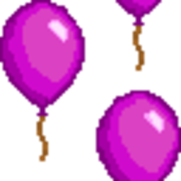 Purple Balloons — balloon emoji for Slack & Discord (Discord)