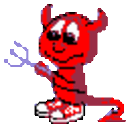 Devil Pitchfork — cartoon emoji for Slack & Discord (Discord)
