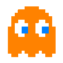 Spinning Orange Ghost — animation emoji for Slack & Discord
