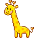 Giraffe 2 — cartoon emoji for Slack & Discord