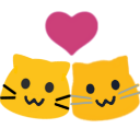 Meow Couple — cartoon emoji for Slack & Discord