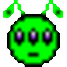 3eye Alien — cartoon emoji for Slack & Discord (Discord)