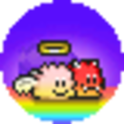 Rainbow Road Devil Angel — cute emoji for Slack & Discord (Discord)