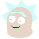 Rick Blob — cartoon emoji for Slack & Discord