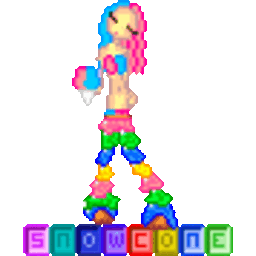 Snowcone Girl — cartoon emoji for Slack & Discord (Discord)