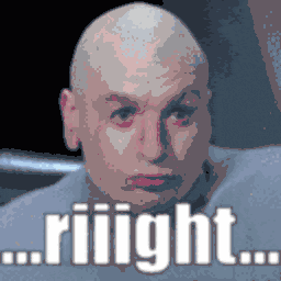 Dr Evil Right 2 — reaction emoji for Slack & Discord (Discord)