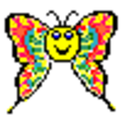 Butterfly 3 — cartoon emoji for Slack & Discord (Discord)