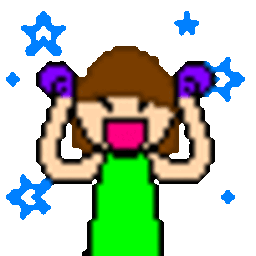 Party Girl — cartoon emoji for Slack & Discord (Discord)