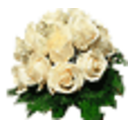 White Roses — plant emoji for Slack & Discord