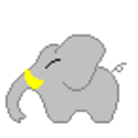 Elephant Fire — cartoon emoji for Slack & Discord
