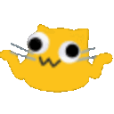 Meow Googlyshrug — cartoon emoji for Slack & Discord