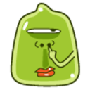 Slime Picknose — cartoon emoji for Slack & Discord