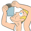 User 1 — cartoon emoji for Slack & Discord