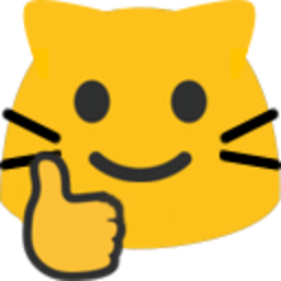 Meow Thumbsup 2 — cartoon emoji for Slack & Discord (Discord)
