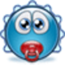 Baby Cry — cartoon emoji for Slack & Discord