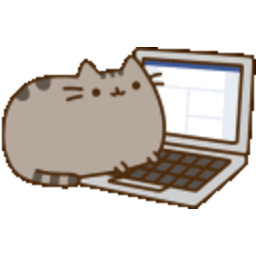 Pusheencomputer — cartoon emoji for Slack & Discord (Discord)