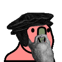 Calvinist Parrot — cartoon emoji for Slack & Discord
