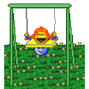 Swing Push — cartoon emoji for Slack & Discord