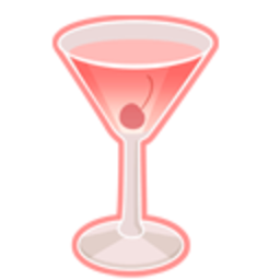 Rose Cocktail — drink emoji for Slack & Discord (Discord)