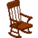 Rockingchair — pixel-art emoji for Slack & Discord
