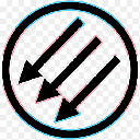 Three Arrows — symbol emoji for Slack & Discord