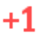 Plus1 3 — symbol emoji for Slack & Discord