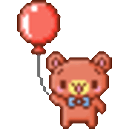 Bear Balloon — cartoon emoji for Slack & Discord (Discord)