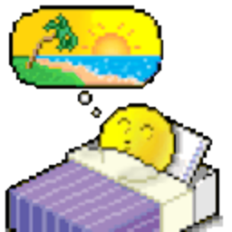 Dreaming Vacation — cartoon emoji for Slack & Discord (Discord)